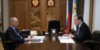 НИКОЛАЙ ПАТРУШЕВ И АЛЕКСАНДР ЦЫБУЛЬСКИЙ ОБСУДИЛИ РАЗВИТИЕ ТРАНСПОРТНОЙ ИНФРАСТРУКТУРЫ В ПОМОРЬЕ - Газета Авангард