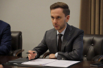 АЛЕКСАНДР ЦЫБУЛЬСКИЙ ОБСУДИЛ РАЗВИТИЕ ПРОСВЕТИТЕЛЬСКОЙ ДЕЯТЕЛЬНОСТИ С ГЕНЕРАЛЬНЫМ ДИРЕКТОРОМ ОБЩЕСТВА "ЗНАНИЕ" МАКСИМОМ ДРЕВАЛЕМ