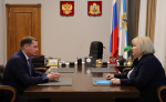 АЛЕКСАНДР ЦЫБУЛЬСКИЙ ОБСУДИЛ С ДЕПУТАТОМ ГОСДУМЫ РФ ЕЛЕНОЙ ВТОРЫГИНОЙ ПОДГОТОВКУ К ВЫЕЗДНОМУ ЗАСЕДАНИЮ ВСЕРОССИЙСКОГО СЕМЕЙНОГО СОВЕТА