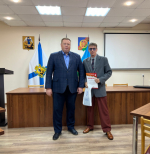 Вручение благодарственных писем.