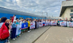 СЕМЬИ УЧАСТНИКОВ СПЕЦОПЕРАЦИИ ВЕРНУЛИСЬ ИЗ ЖЕЛЕЗНОДОРОЖНОГО ТУРА
