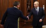 ВЛАДИМИР ПУТИН ВСТРЕТИЛСЯ С СЕКРЕТАРЁМ ГЕНСОВЕТА "ЕДИНОЙ РОССИИ" ВЛАДИМИРОМ ЯКУШЕВЫМ