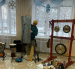 ИНТЕРАКТИВНЫЙ МУЗЕЙ МУЗЫКАЛЬНЫХ ИНСТРУМЕНТОВ ПРИЕЗЖАЛ В ДЕТСКИЙ САД "СВЕТЛЯЧОК"