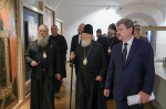 ПАТРИАРХ КИРИЛЛ ОЦЕНИЛ ХОД РЕСТАВРАЦИОННЫХ РАБОТ В СОЛОВЕЦКОМ МОНАСТЫРЕ